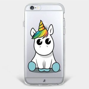 Capinha de celular unicórnio bebê