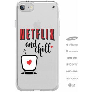 Capinha para Celular Netflix and chill-0