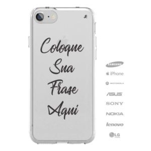 Capinha Personalizada Escolha sua Frase-0