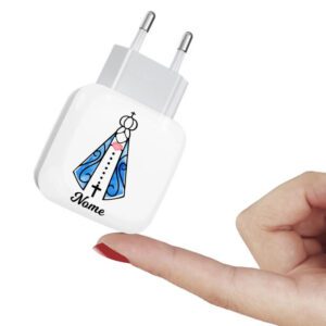 Carregador Turbo Duplo Personalizado Nossa Senhora Aparecida