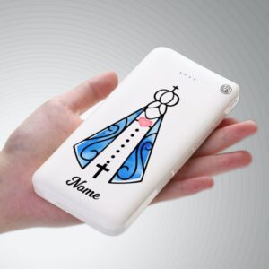 Carregador Portátil Power Bank Personalizado (10000mAh) Nossa Senhora Aparecida