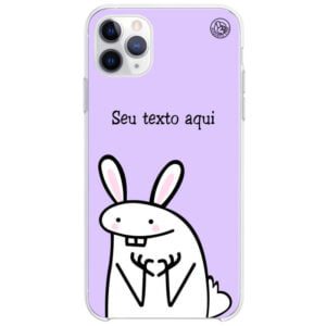 Capinha Flork Coelho Personalizada com frase