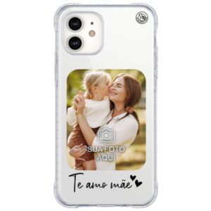 Capinha de Celular Personalizada com foto Te amo Mãe