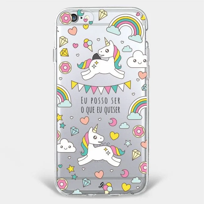 Capinha unicórnio Eu posso ser o que eu quiser-0