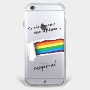 Capinha Se não conseguir virar a página rasgue a-0