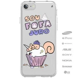 Capinha para celular unicórnio fofa