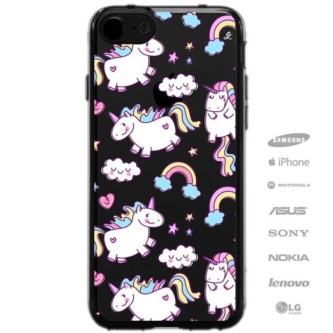 Capinha de celular unicórnios fofos