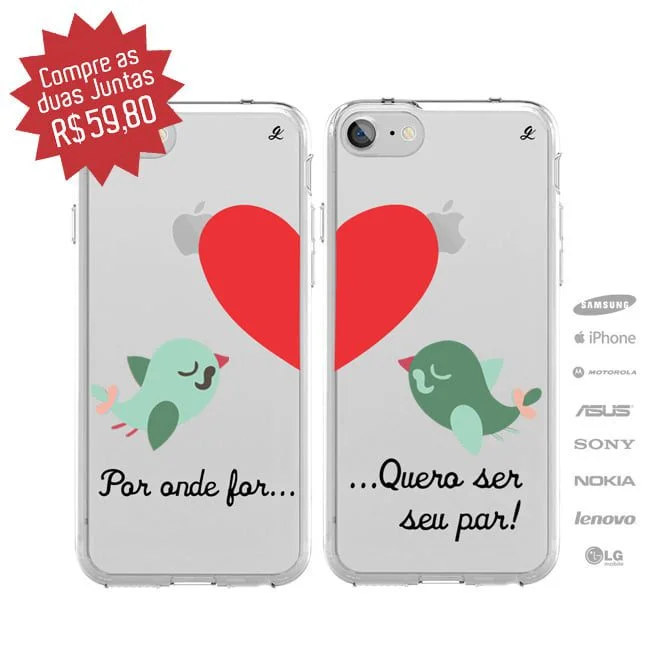 Capinha para Celular Por onde for - Meninos-1059