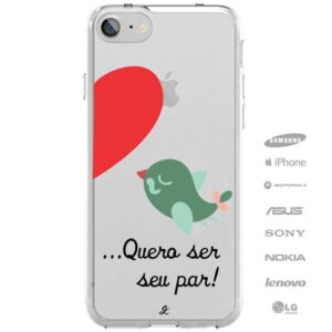 Capinha para Celular Quero ser seu par - meninos-0