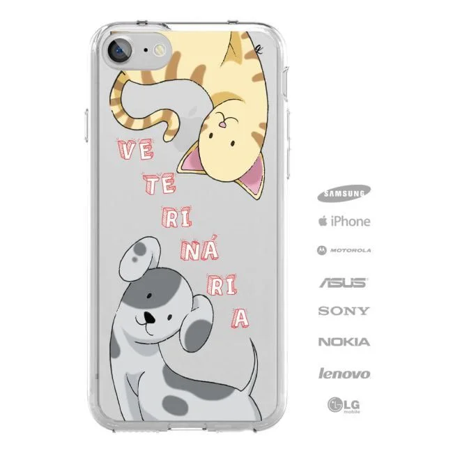 Capinha para Celular Profissões - Medicina Veterinária-0