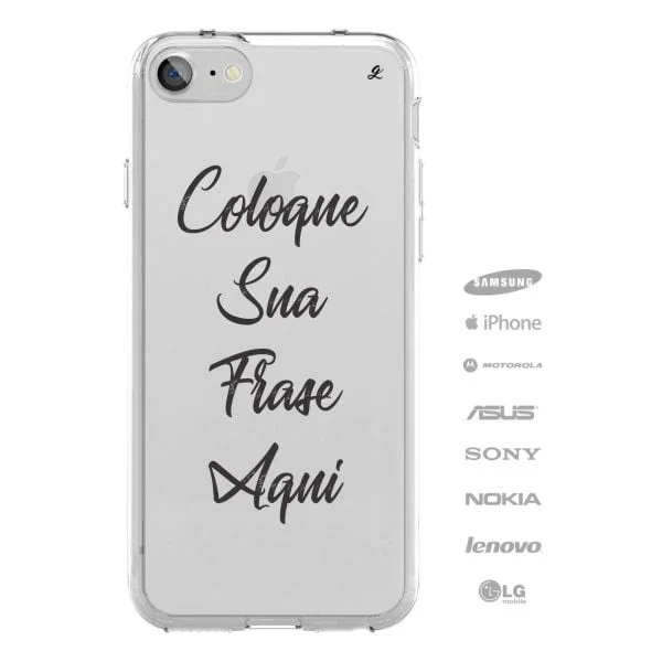Capinha Personalizada Escolha sua Frase-0