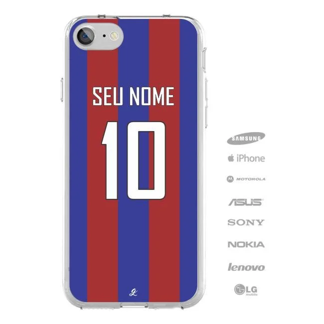 Capinha Personalizada Time - Azul e grená-0
