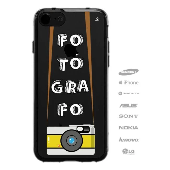 Capinha para Celular Profissões - Fotógrafo-1828