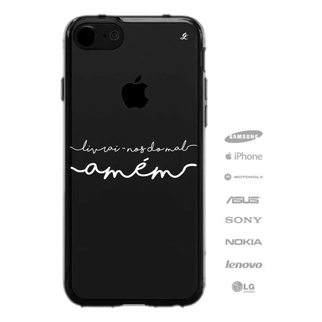 Capinha para Celular Livrai-nos do mal, amém.-1668