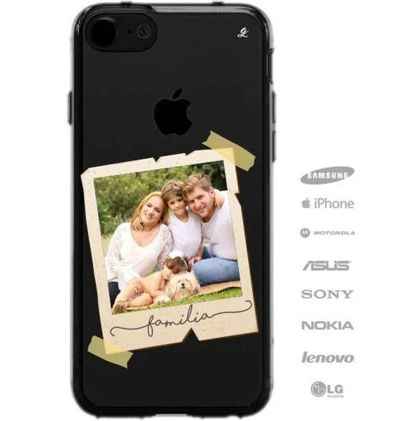 Capinha para Celular Personalizada Foto Frame Família-2347
