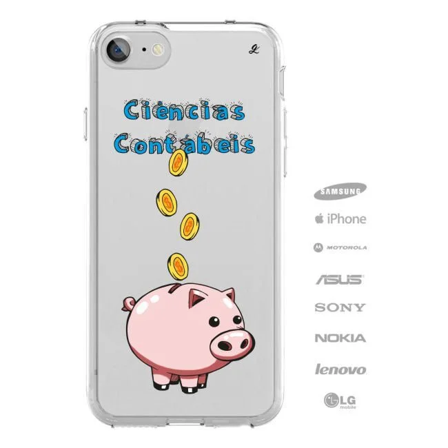 Capinha para Celular Profissões - Ciências Contábeis-0