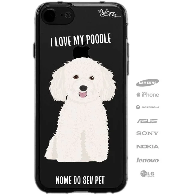Capinha Personalizada Nome - Meu cachorro Poodle
