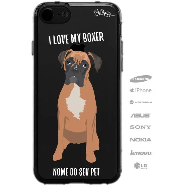 Capinha Personalizada Nome - Meu cachorro Boxer