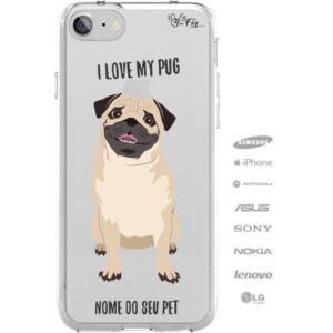Capinha Personalizada Nome - Meu cachorro Pug