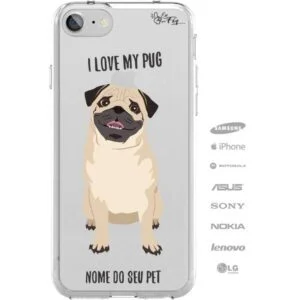 Capinha Personalizada Nome - Meu cachorro Pug