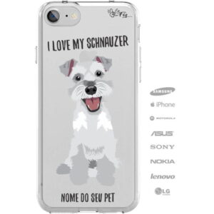 Capinha Personalizada Nome - Meu cachorro Schnauzer