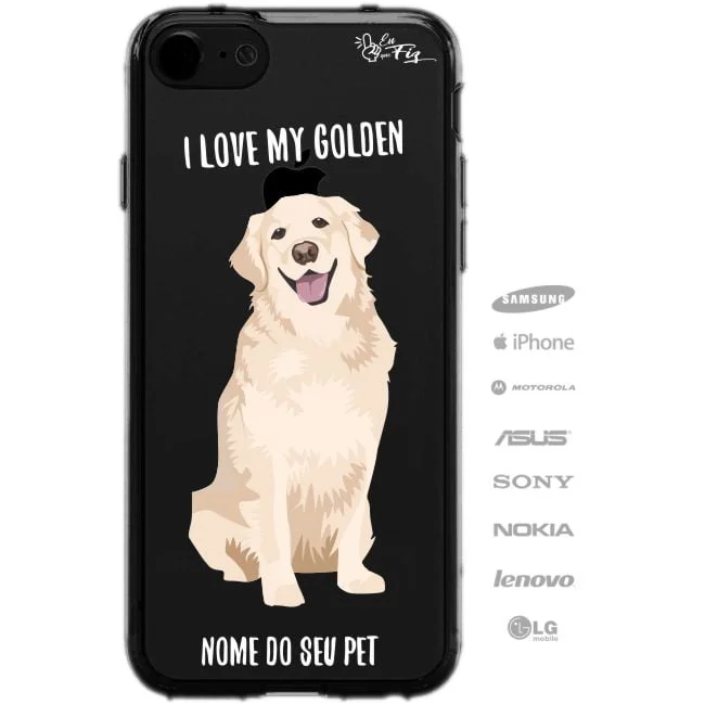 Capinha Personalizada Nome - Meu cachorro Golden Retriever