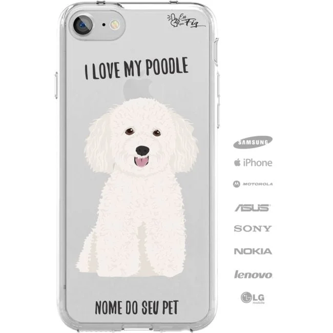 Capinha Personalizada Nome - Meu cachorro Poodle