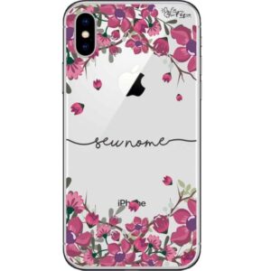 Capinha Personalizada Nome Letra cursiva Floral-0