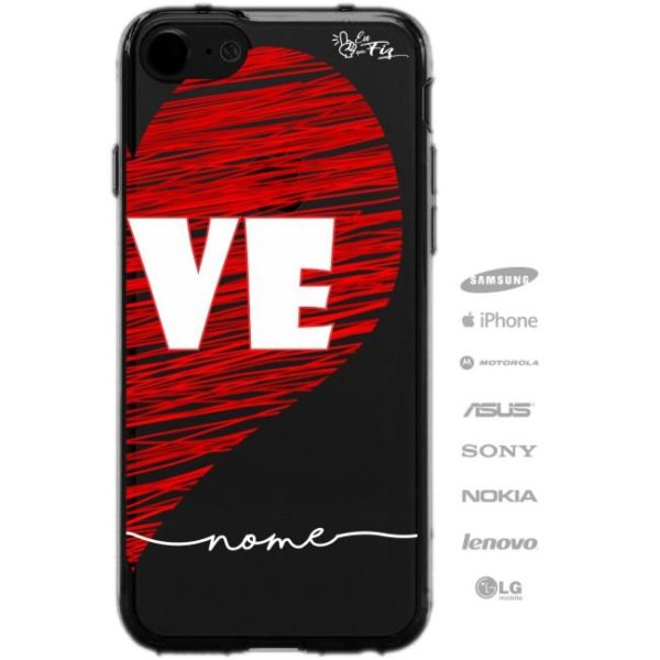 Capinha Personalizada Namorados Love Coração II-2311