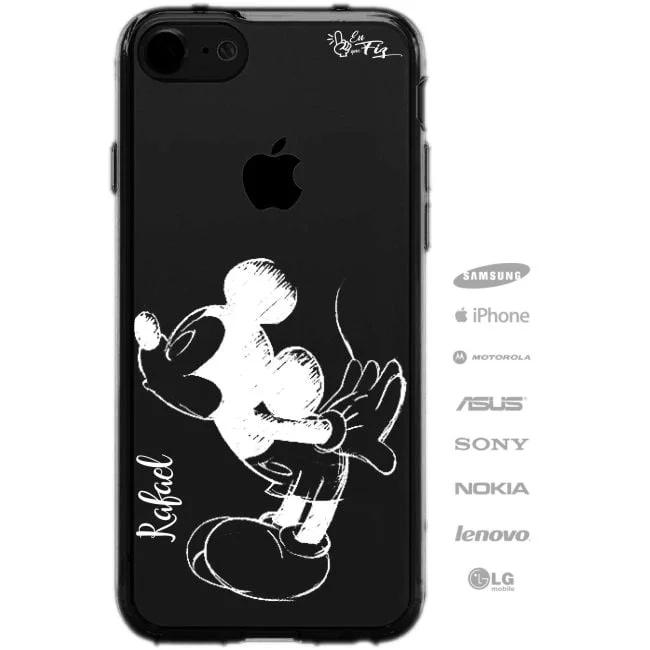 Capinha Personalizada Mickey e Minnie Namorados - Meninos