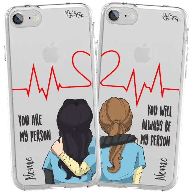 Capinha para Celular Greys Anatomy - You are my person - Grey