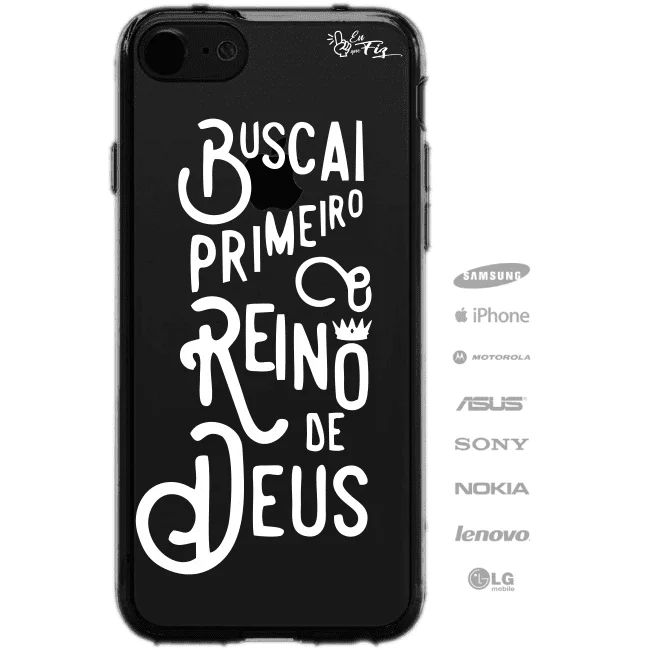 Capinha para Celular Buscai Primeiro o Reino de Deus