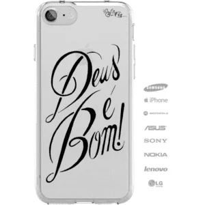 Capinha para celular Deus é bom