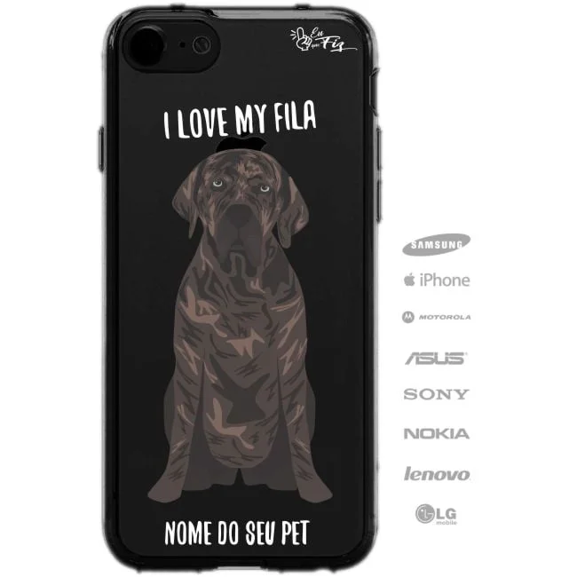 Capinha Personalizada Nome - Meu cachorro Fila Brasileiro