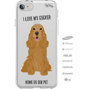 Capinha Personalizada Nome - Meu cachorro Cocker