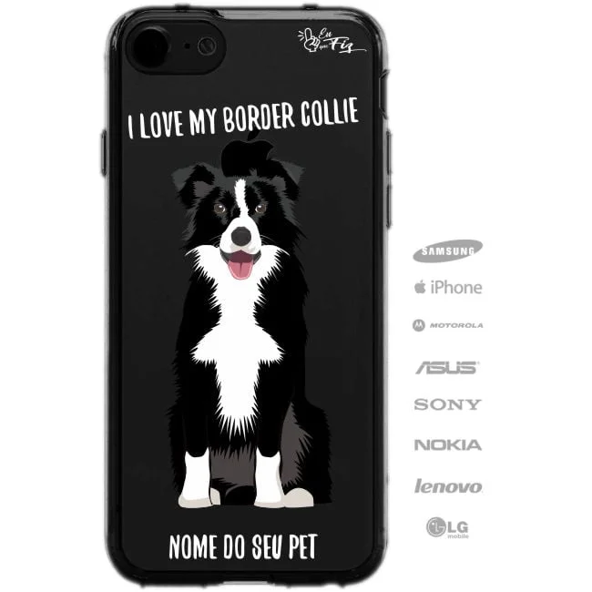 Capinha Personalizada Nome - Meu cachorro Border Collie