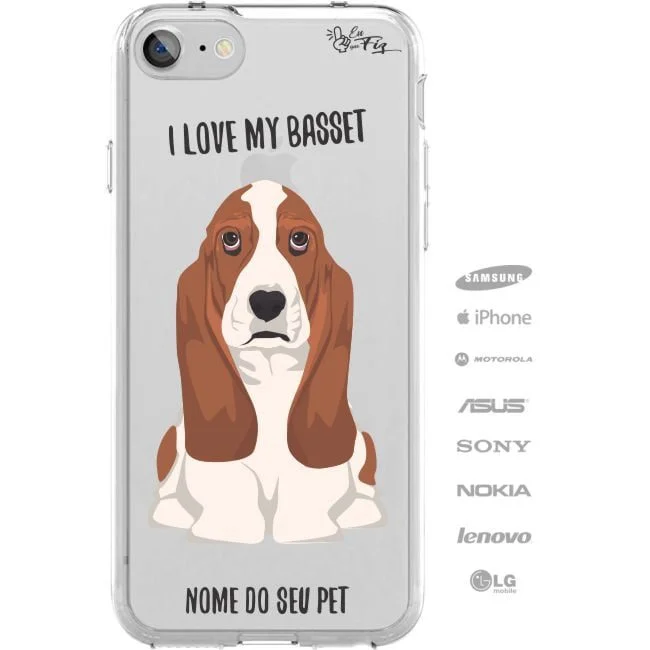 Capinha Personalizada Nome - Meu cachorro Basset