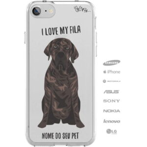 Capinha Personalizada Nome - Meu cachorro Fila Brasileiro