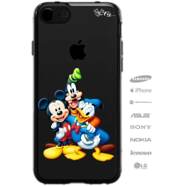 Capinha de Celular Mickey e amigos