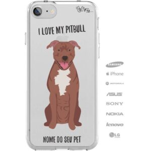 Capinha Personalizada Nome - Meu cachorro Pitbull