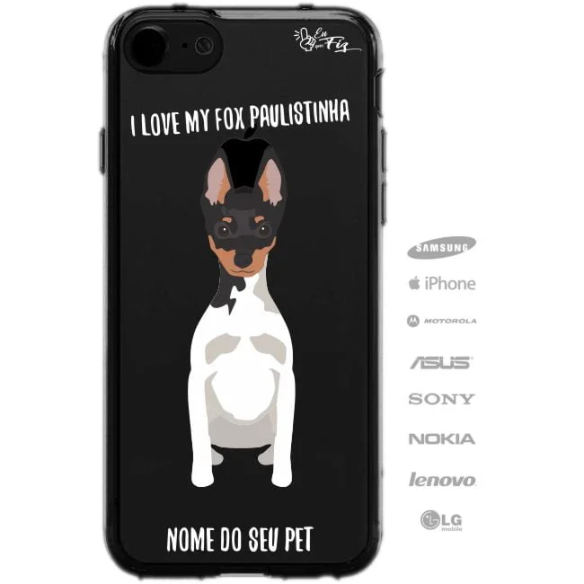 Capinha Personalizada Nome - Meu cachorro Fox Paulistinha