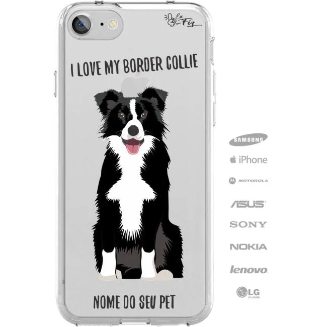 Capinha Personalizada Nome - Meu cachorro Border Collie