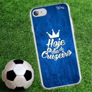 Capinha de Celular Hoje é dia de Cruzeiro