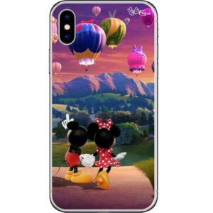 Capinha de Celular Mickey e Minnie balões