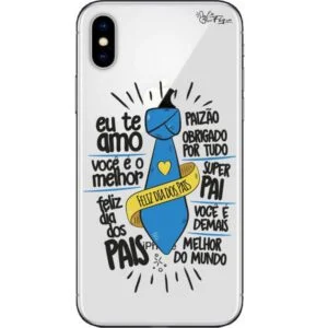 Capinha de Celular Feliz dia dos Pais
