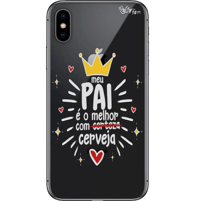 Capinha de Celular Pai com Cerveja