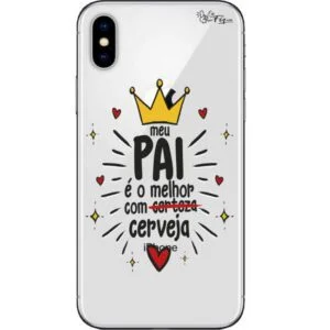 Capinha de Celular Pai com Cerveja