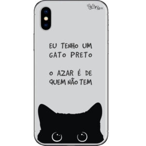 Capinha de Celular Gatinho Lambendo a capinha