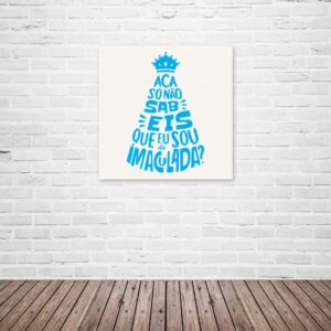 Quadro/Placa Decorativa Acaso Não Sabeis