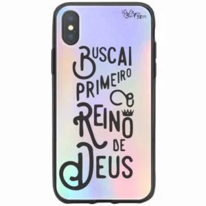 Capinha Holográfica Buscai Primeiro o Reino de Deus
